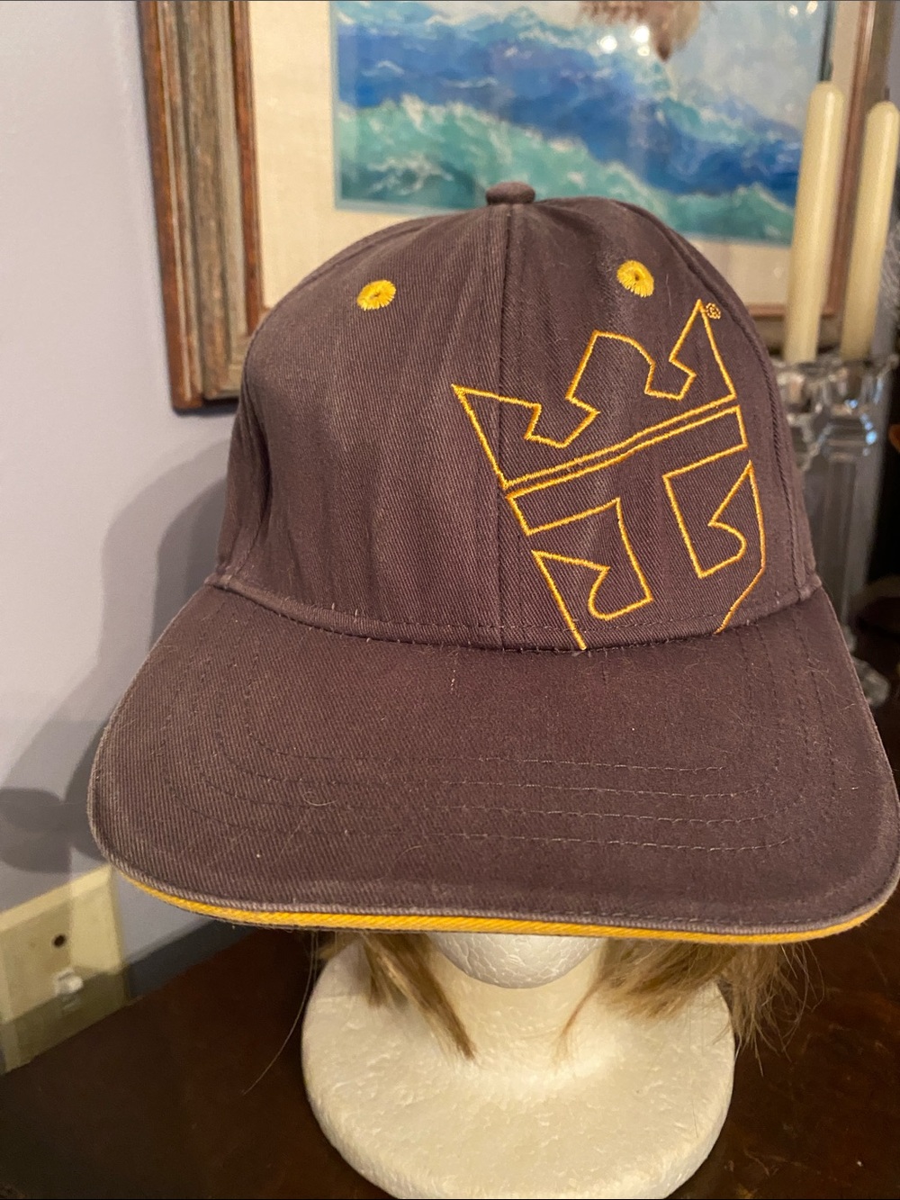 V! Royal Caribbean Souvenir Hat Grey Strapback Cap